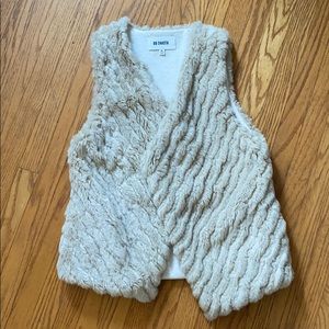 Faux fur vest